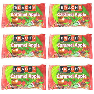 Brach's Brachs Mellowcreme Caramel Apple Seasonal Candy - 72 oz Total - Pack of 6 Bags - 12 oz Per Bag - Limited Edition Bulk Candy