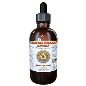 HawaiiPharm Ajwain Liquid Extract, Organic Ajwain (Trachyspermum Ammi) Seeds Tincture Supplement 2 oz