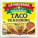 La Preferida オーガニック タコス シーズニング、1 オンス (パック - 3) La Preferida Organic Taco Seasoning, 1 OZ (Pack - 3)