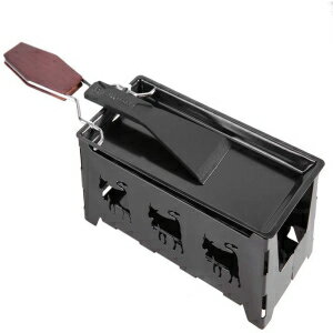 ݡ֥륭ɥ饤ȥ饯åȥΥ󥹥ƥå١󥰥ȥ쥤ȡ֥åúǹݥۡ७å󥰥ġϥɥդ Zerodis Portable Candlelight Cheese Raclette Non-Stick Rotaster Baking Tray Stove Set Carbon St