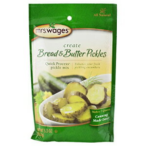 Mrs. Wages ブレッドバターピクルスミックス 5.3オンス(2個パック) Mrs. Wages Bread Butter Pickle Mix 5.3 OZ(Pack of 2)