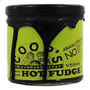 Coops Microcreamery、ソースファッジビーガン、10.6オンス Coops Microcreamery, Sauce Fudge Vegan, 10.6 Ounce