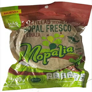 有機サボテンと亜麻仁トルティーヤ Nopalia Organic Cactus and Linseed Tortillas