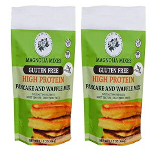 SONOLIA FOODS, LLC GOURMET INGREDIENTS DELECTABLE Magnolia Mixes Gluten-Free High Protein Pancake And Waffle Mix 11.5 Ounces each (Pack of 2)