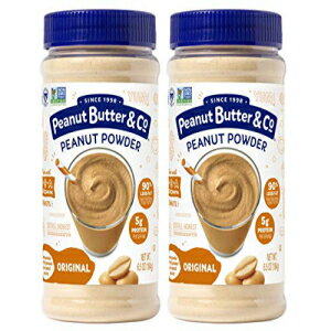 ԡʥåĥХѥˡꥸʥԡʥåĥѥȤߴץǧںѤߡƥե꡼ӡ6.5ӡ2ĥѥå Peanut Butter & Co. Original Peanut Powder, Non-GMO Project Verified, Glut...