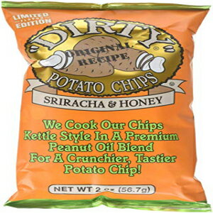 ダーティ ポテトチップス、シラチャ & ハニー、2 オンス (25 個パック) Dirty Potato Chips, Sriracha & Honey, 2 Ounce (pack of 25)