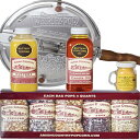 Amish Country Popcorn | 6 Quart Whirley Pop Stovetop Popcorn Gift Set | Old Fashioned with Recipe Guide