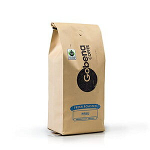Gobena 2lb Fair Trade Certified Peruvian Ground Fresh Roasted Specialty Coffee, 100% Arabica Specialty Coffee, 32 ounces, 2 pounds, Bulk Coffee