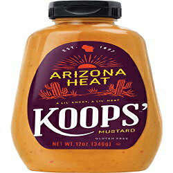 Koops' A]i q[g }X^[hA12 IX {gA2{pbN Koops' Arizona Heat Mustard, 12 oz. Bottle, 2-Pack