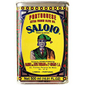 サロイオポルトガルエクストラバージンオリーブオイル-ヴィンテージメタルティン-500ml Saloio Portuguese Extra Virgin Olive Oil - Vintage Metal Tin - 500ml