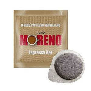 ESPRESSO BAR 50 ESE PODS, CAFFE MORENO USA, Premium Roast, Made in Italy Il Vero Espresso Napoletano.