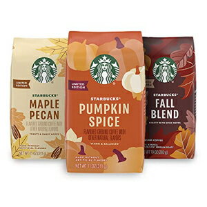 Хå ե졼С饦 ҡ ƥѥå  3 Starbucks Flavored Ground Coffee —Varitey Pack — Fall Limited Edition — 3 bags total