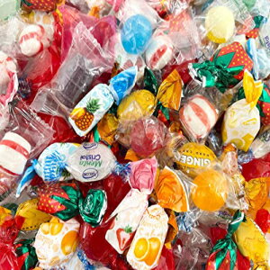 SUNNY ISLAND Hostess Hard Candy Mix Arcor Assortment, Ginger Candy, Peppermint Candy, Fruit Candy, and More 3 Pound Bag