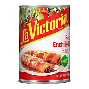 ラ ヴィクトリア トラディショナル レッド エンチラーダ ソース マイルド、10 オンス (12 個パック) La Victoria Traditional Red Enchilada Sauce Mild, 10 Ounce (Pack of 12)