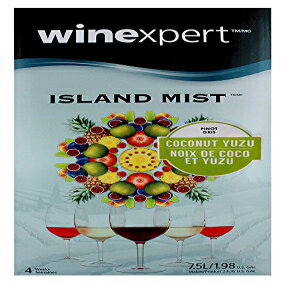 アイランド ミスト ココナッツ ユズ ピノ グリ 7.5 リットル ワイン作成キット Island Mist Coconut Yuzu Pinot Gris 7.5 Liter Wine Making Kit