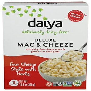 楽天GlomarketDaiya Four Cheeze Style with Herbs Deluxe Cheezy Mac - Dairy Free Gluten Free Vegan Mac and Cheese - 10.6 oz