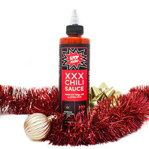 XXX Sauce by KPOP Foods. Super Spicy, Savory, and Authentic Korean Super Hot Sauce, 10.4oz Squeeze Bottle. Made with 100% Real Gochujang Korean Chili Paste. High Heat.