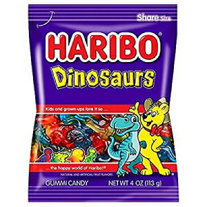 楽天GlomarketHaribo Gummi Candy, Dinosaurs, 4 oz. Bag （Pack of 12）
