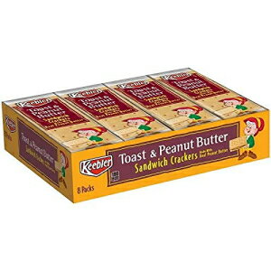 Keebler、トースト & ピーナッツバターサンドイッチクラッカー (2 個パック) Keebler, Toast & Peanut Butter Sandwich Crackers (Pack of 2)