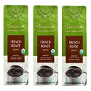 Teeccino Organic French Roast Chicory Herbal Coffee Ground , 11 ounce (3 Pack)