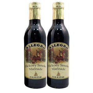 Allegro }l[h qbR[ X[N t[o[ 12.7 IX KX {g (2 pbN) Allegro Marinade Hickory Smoke Flavor 12.7 Oz Glass Bottle (Pack of 2)