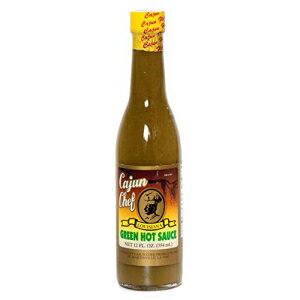 PCW VFt O[ CWAi zbg \[X 12 IX {g (3 pbN) Cajun Chef Green Louisiana Hot Sauce 12oz Bottle (Pack of 3)