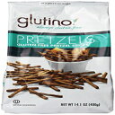 グルティーノグルテンフリープレッツェルスティック、14.1オンスバッグ（12パック） Glutino Gluten Free Pretzel Sticks, 14.1-Ounce Bags (Pack of 12)