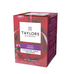 テイラーズ オブ ハロゲート サワー チェリー インフュージョン、20 ティーバッグ Taylors of Harrogate Sour Cherry Infusion, 20 Teabags