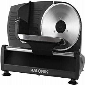 Black, Kalorik 200 W Professional Food Slicer, Black