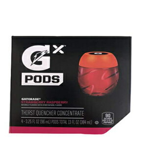 ゲータレードGXポッド ストロベリーラズベリー 3.25オンスポッド（16パック） ワンサイズ Gatorade GX Pods, Strawberry Raspberry, 3.25oz Pods (16 Pack), One Size