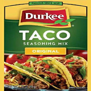 ダーキーオリジナルタコスシーズニングミックス1.125オンスパケット（12パック） Durkee Original Taco Seasoning Mix 1.125oz Packet (Pack of 12)