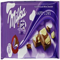 ミルカハッピーカウズオリジナルチョコレート100G（5バー） Milka Happy Cows Original Chocolate 100G (5 Bars)