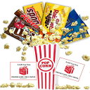 楽天GlomarketCelebrate the Occation Movie Night Popcorn, Candy And Redbox Movie Gift Basket ~ Includes Movie Theater Butter Popcorn, Concession Stand Candy and a Gift Card for 2 Free Redbox Movie Rentals （Milk Duds）