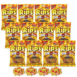 Rips Rainbow 一口サイズのシュガーキャンディ、4オンス -- 1ケースあたり12個入り。 Rips Rainbow Bite Size Sugar Candy, 4 Ounce -- 12 per case.