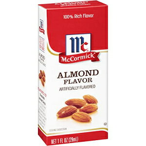 マコーミック イミテーション アーモンド フレーバー、1 液量オンス (6 個パック) McCormick Imitation Almond Flavor, 1 fl oz (Pack of 6)