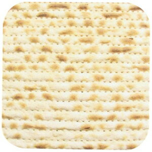 3dRose CST_112943_2 Matzah Bread Texture Photo-過越の祭りのために-面白いユダヤ人のユーモア-ユーモラスなマッツォユダヤ教の食べ物-ソフトコースター、8個セット 3dRose CST_112943_2 Matzah Bread Texture Photo-for Passover Pesach-Funny Jewish Humo