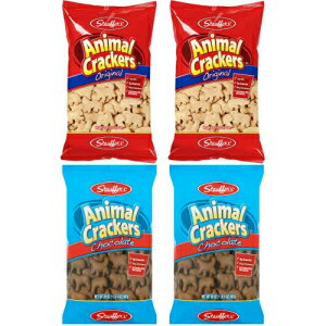スタウファーズアニマルクラッカーズバリューバンドル:オリジナルクッキー2個とチョコレートクッキー72個 Stauffers Animal Crackers VALUE Bundle: 2 Original & 2 Chocolate Cookies 72Oz