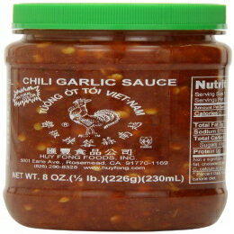Huy Fong Chiliガーリックソース、8オンスジャー（24パック） Huy Fong Chili Garlic Sauce, 8-Ounce Jars (Pack of 24)