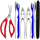 AVIDE Seafood Tools Crab Crackers Nut Cracker Forks Set Opener Shellfish Lobster Leg Shell Knife Kitchen Accessories