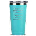 Sodilly Luckiest Mom, Daughter - 16 oz Mint Insulated Stainless Steel Tumbler w/ Lid Mug Cup for Women - Birthday Mothers Day Christmas Gift Ideas from Daughter - Mother Moms Gifts Mugs Idea Kids Children