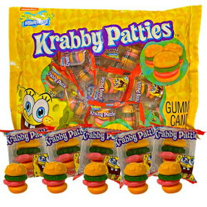 Frankford Candy Frankford SpongeBob SquarePants Krabby Patties Gummy Candy, 5.7 oz Bag