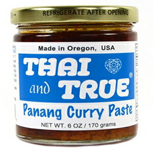 タイとトゥルーパナンカレーペースト、6オンス Thai and True Panang Curry Paste, 6 oz