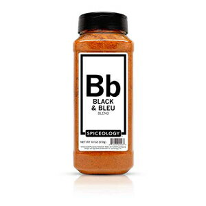 楽天GlomarketSpiceology - ブラック アンド ブルー - ケイジャン & ブルー チーズ スパイス ラブ - ケイジャン シーズニング BBQ ラブ - 18 オンス Spiceology - Black and Bleu - Cajun & Blue Cheese Spice Rub - Cajun Seasoning BBQ Rub - 1