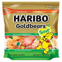 ハリボー ゴールドベア グミ キャンディ、サワー、9 オンス 再密封可能なバッグ (8 個パック) Haribo Goldbears Gummi Candy, Sour, 9 oz. Re-Sealable Bag, (Pack of 8)