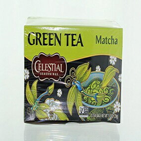 Celestial Seasonings ティーグリーン抹茶バッグ、20 ct Celestial Seasonings Tea Green Matcha Bag, ..