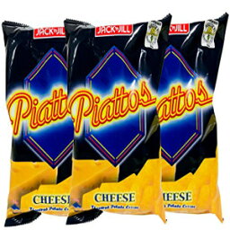 Jack＆JIll Piattosチーズ風味のポテトチップス、3オンス、3パック Jack & JIll Piattos Cheese Flavored Potato Crisps, 3 oz, pack of 3