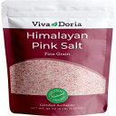 Viva Doria Himalayan Pink Salt, Fine Grain, Certified Authentic, 5 lb (2.27 Kg)