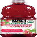 ランガーズ100％オーガニックジュース、クランベリー、64オンス（8パック） Langers 100% Organic Juice, Cranberry, 64 Ounce (Pack of 8)
