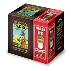 カフェ ドン ペドロ - ブレックファスト ブレンド アラビカ 低酸コーヒー 72 カラット - キューリグ 2.0 K カップ ビール、100% アラビカ、シングルサーブ、胸焼け酸性逆流防止、ヘルシーグルメカプセルポッドと互換性があります。 Cafe Don Pedro - B
