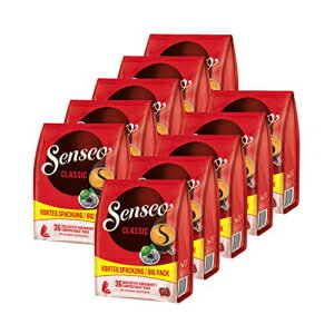 Senseo ミディアム ロースト コーヒー、360 カウント ポッド (36 ポッド入り 10 袋) Senseo Medium Roast Coffee, 360-count Pods (10 Bags of 36 Pods)